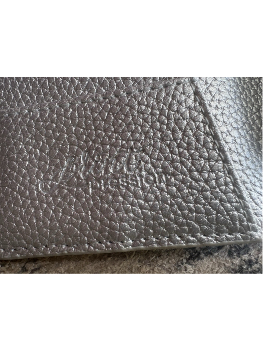 Print Pression 5x6” Silver Pebbled Travelers Notebook 1.5” Rings Cover with Snap - Picture 8 of 8